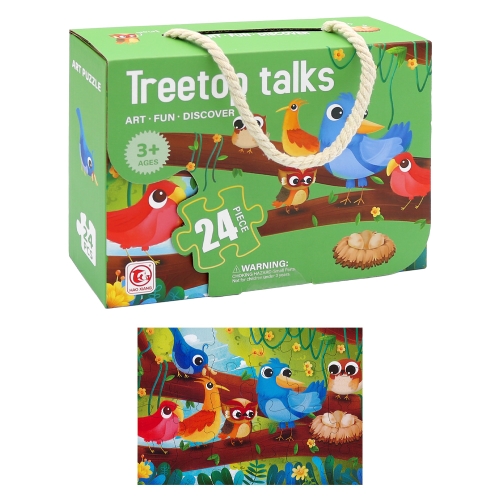 Children's puzzles 44 x 31 cm (24 pieces) - Treetop talks