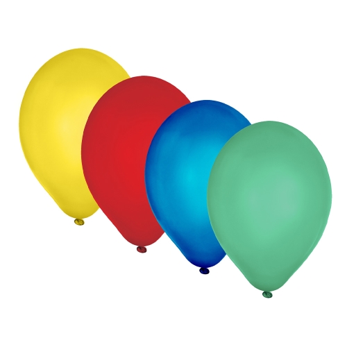 Balón M 25 cm, farebný mix /20 ks/