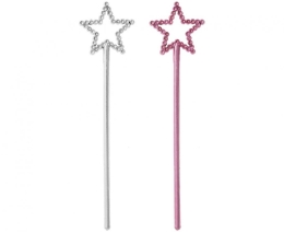 Silver scepter, pink (addition to the costume) price is for 1 piece