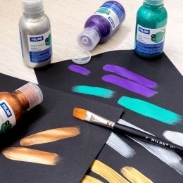 Paint tempera MILAN 125ml metallic copper (2)