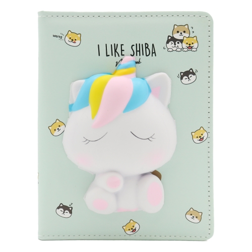 Detský zápisník 127 x 175 mm, 80 listov, mäkká PU obálka - Unicorn