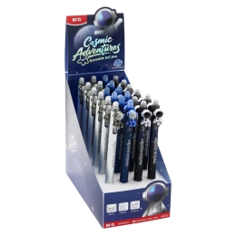 M&G Cosmic Adventures Gel/Erasable Pen, 0.7 mm - Blue Ink (Assorted / Price per piece) (1)