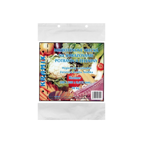 Microtene bags 20 x 30 cm 15 mic transparent 50 pcs