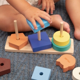 Animal Towers' stacking wooden educational toy (2)