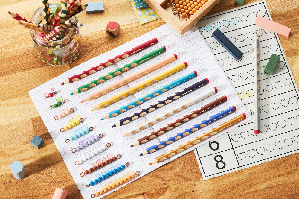 Pastelka STABILO EASYcolors pre pravákov - tmavo hnedá
