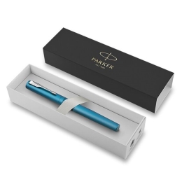 Pero plniace Parker Vector XL Teal, hrot M, modrá náplň (1)