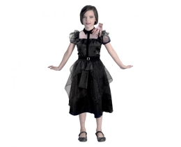 Children's costume Gothic schoolgirl ball dress, size 120/130 cm
