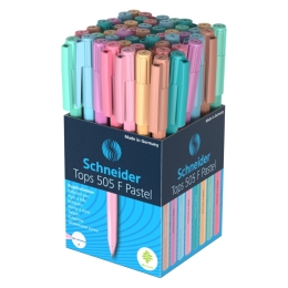Ballpoint pen Schneider Tops 505 F Pastel - blue refill (mix /price 1pc) (1)