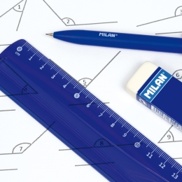 Pravítko MILAN "FLEX" ohybné 30 cm, modré (2)