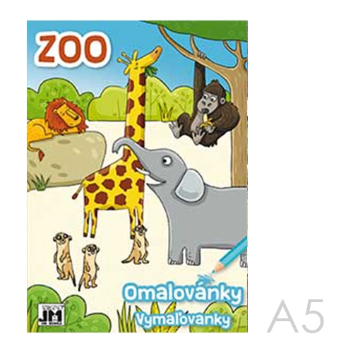 Omaľovanka Zoo A5