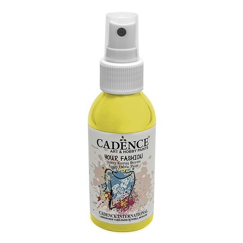 Textilná farba v spreji Cadence, žltá, 100ml