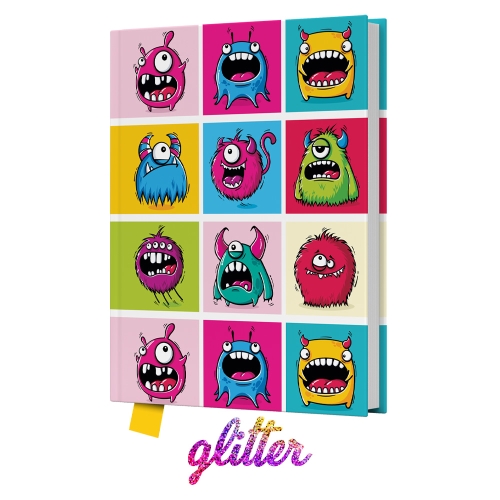 Memorial JUNIOR 14x18 cm, 80 sheets - Monsters