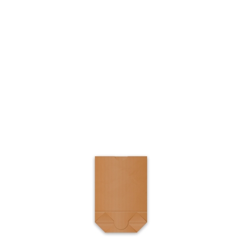 Paper bag with cross bottom kraft 15 x 22 cm `0.5kg` [1000 pcs]