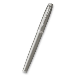 Roller PARKER IM Essential Stainless Steel CT, hrot 0,7 mm - modrá náplň (1)