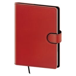 2027 A5 Daily Planner Flip - Red/Black (1)