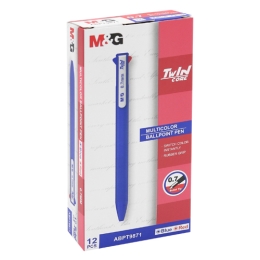 Ballpoint pen / 2-color M&G red / blue 0.5 mm (1)