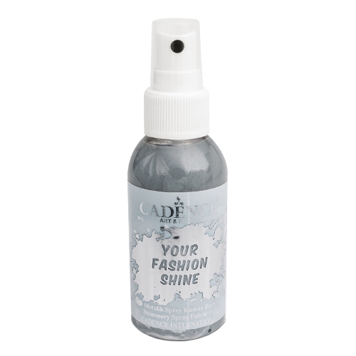 Perleťový sprej CADENCE na tm. textil, sivá,100ml
