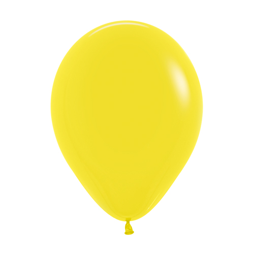 Balón solid 25 cm, žltý /100ks/