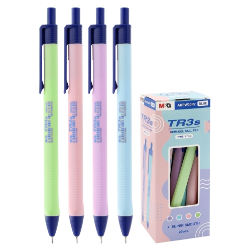 Ballpoint pen M&G Pastel A1 0.7 mm (4 pastel colors)