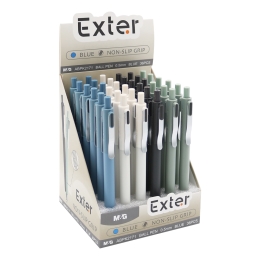Pero guľôčkové M&G Exter 0,5 mm - modrá náplň /1ks (1)