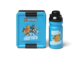 LEGO Ninjago snack set (bottle and box) - blue