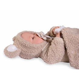 Bimba doll in teddy bear costume, with sound, 37 cm (2)