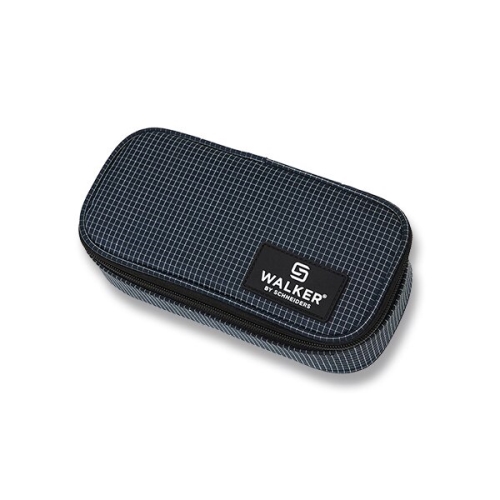 Walker Grid navy pencil case