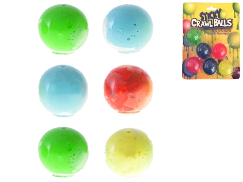 Toys&Trends sticky glow in the dark balls 4cm 6pcs on BC