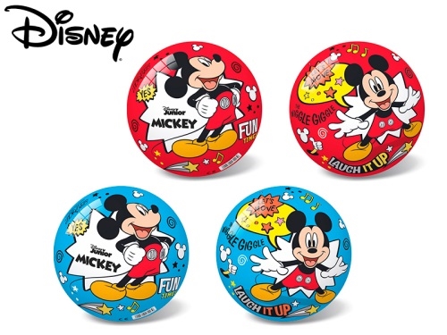 2asstd color (red, blue) 23cm diameter PVC full printed deflated ball Mickey Mouse 10m+ in