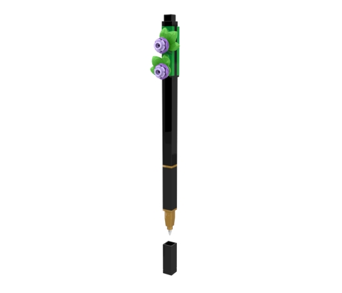 LEGO Botanicals Gel Pen, Black - Purple Flower