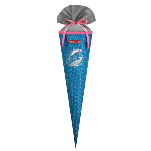 Cone for first-graders - Step by Step, Dolphin Pippa