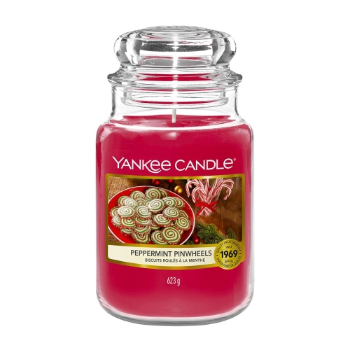 Sviečka Yankee Candle - Peppermint Pinwheels, veľká