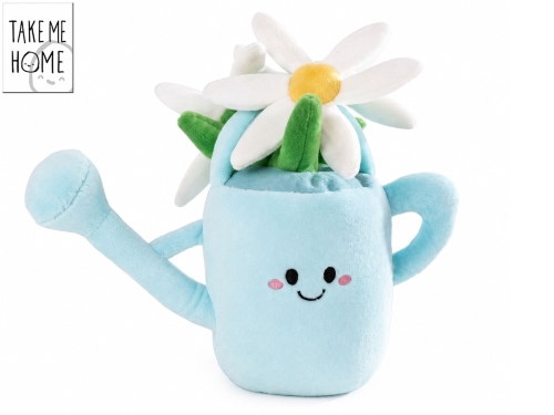 Take Me Home 1style only (blue) 20cm plush plant in watering can 0m+