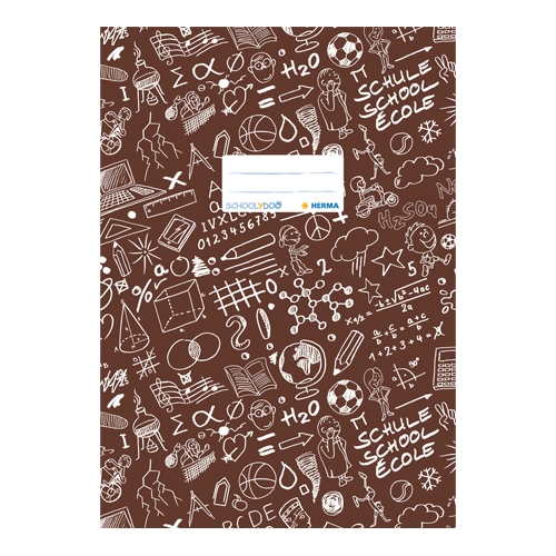 Schooldoo notebook cover A4 brown / 1pc