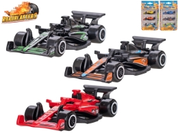 Roadblasters formula 7,5cm kov voľný chod 3farby 3ks v krabičke