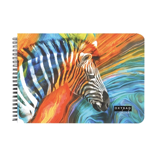 Sketchbook A4 tw, 40 sheets, 190g Zebra