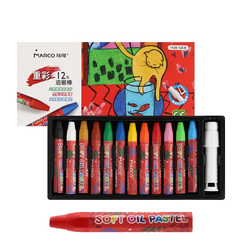 MARCO Oil Pastel - set of 12 pcs