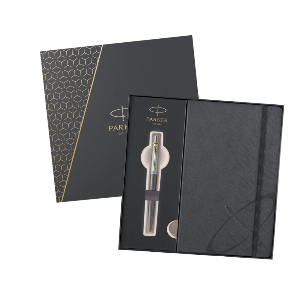 Pero guľôčkové PARKER Jotter XL Core Grey GT + sivý zápisník