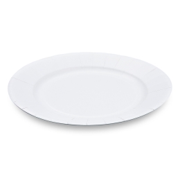 Paper plate (FSC Mix) white O28cm [50 pcs]