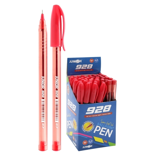 Ballpoint pen Semi-Gel 928 0,7 mm - red refill (2)