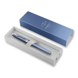 Pero plniace PARKER IM Writing Rituals Blue GT, hrot F (2)