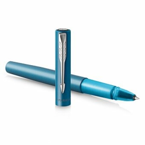 Roller Parker Vector XL Teal, hrot F, čierna náplň