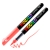Popisovač M&G MOCALO Acrylic Marker, štetcový hrot - Neon Red 201