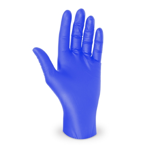 Gloves nitrile blue, powder-free (size M) [100 pcs]