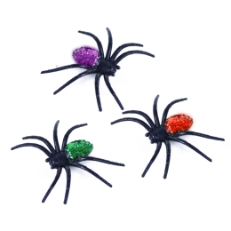 Halloween Spider Decoration, 6.5 x 6 cm (6 pieces) (1)