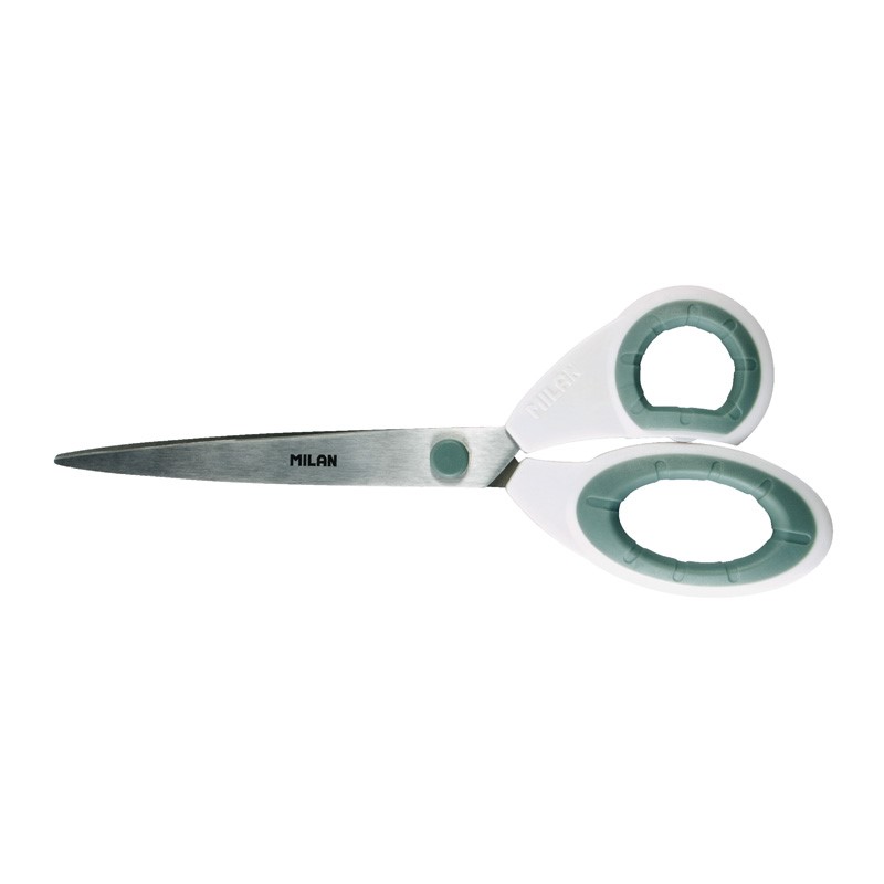 MILAN white office scissors 22 cm - blister