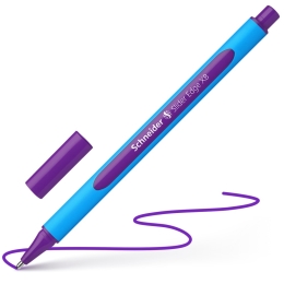 Ballpoint pen SCHNEIDER "Slider Edge XB", 0.7 mm, with cap, purple
