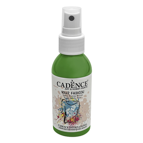 Textilná farba v spreji Cadence, zelená, 100ml