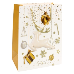 Christmas gift bag 2031 size S 18 x 10 x 23 cm (mix of 4 designs)