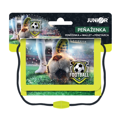 Detská textilná peňaženka JUNIOR S8 - Futbal